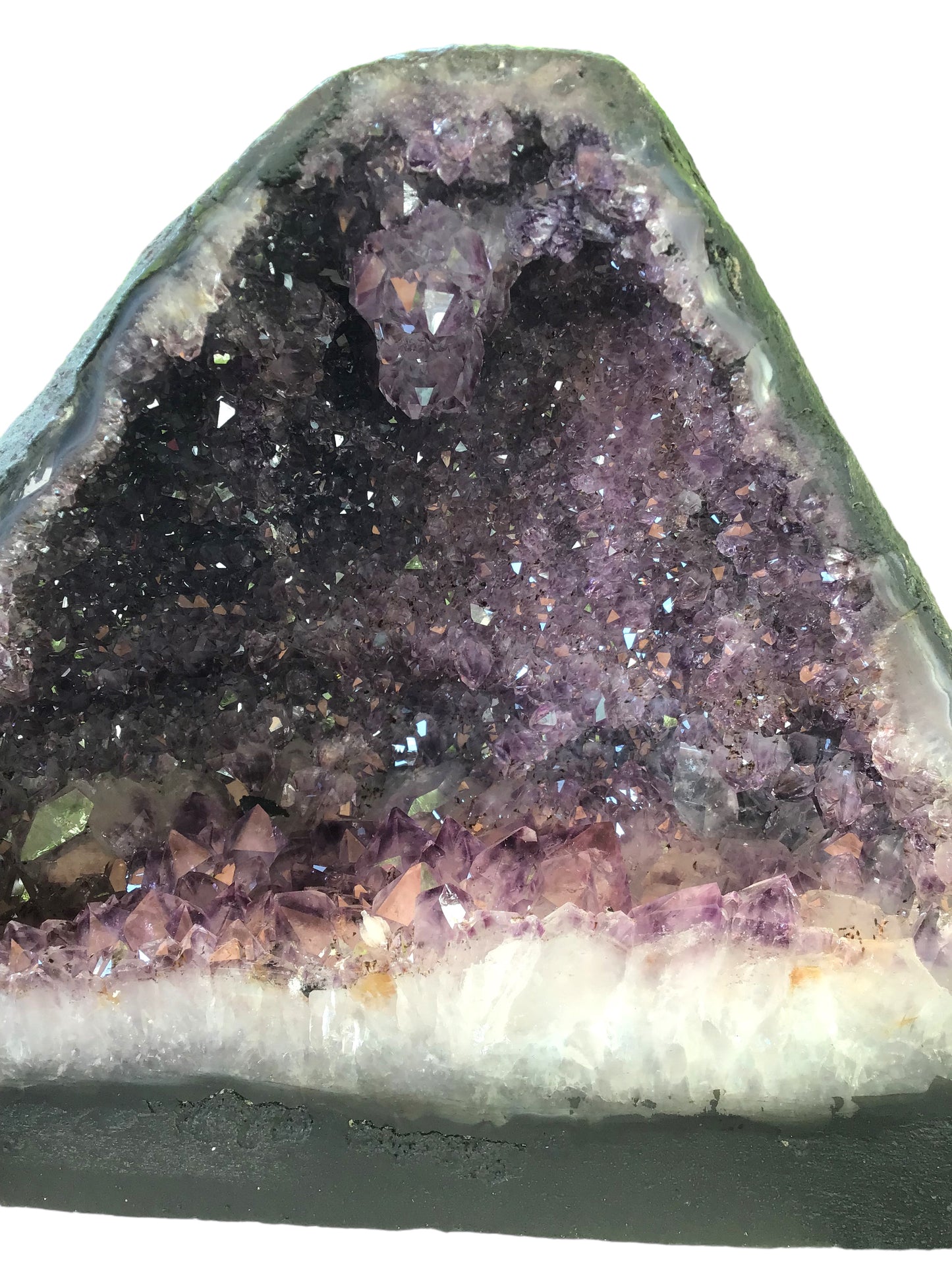 Amethyst Druse mit ausgeprägter Grotte I 7,15 KG I 17x15x20cm I Blickfang I Unikat 1477  I Brasilien