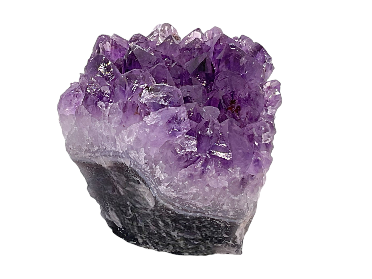 Amethyst Kristall Stufe I Edelstein I 358 gr. I 65x65 mm I Uruguay Purple Project I Unikat 1589