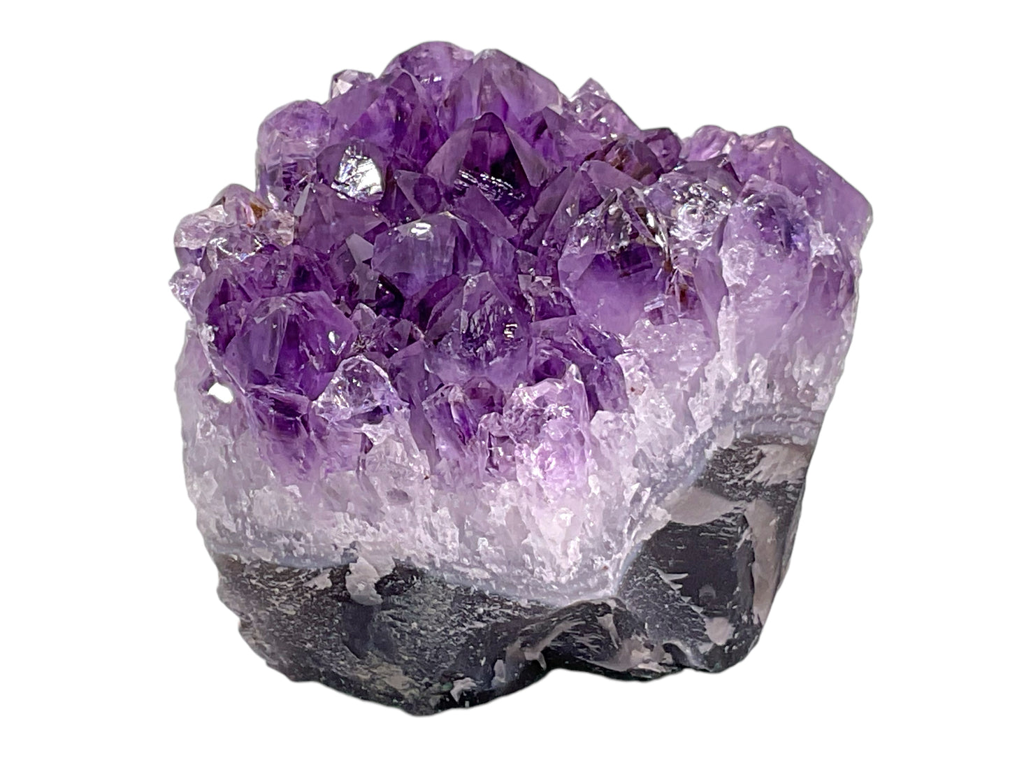 Amethyst Kristall Stufe I Edelstein I 358 gr. I 65x65 mm I Uruguay Purple Project I Unikat 1589