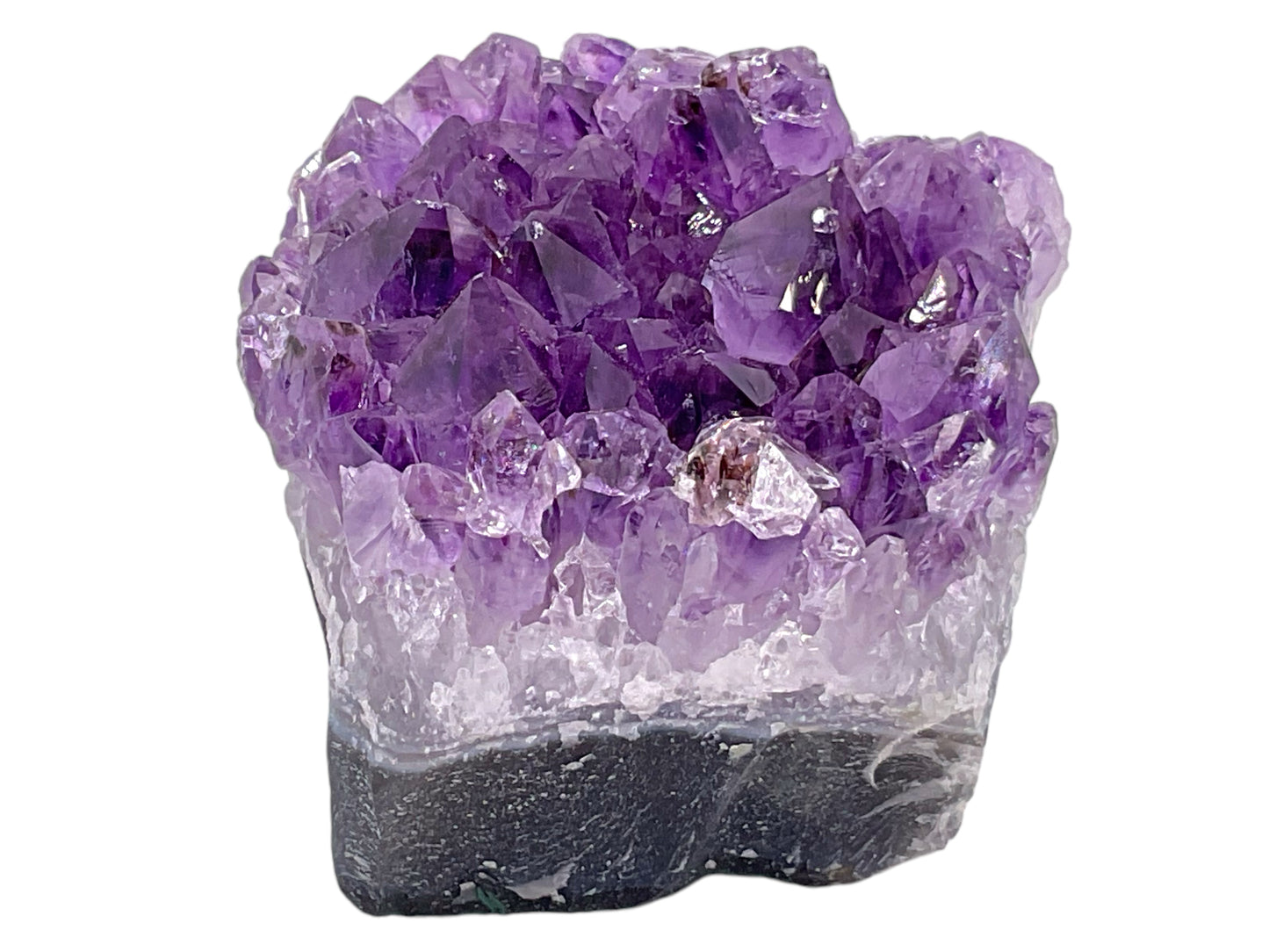 Amethyst Kristall Stufe I Edelstein I 358 gr. I 65x65 mm I Uruguay Purple Project I Unikat 1589