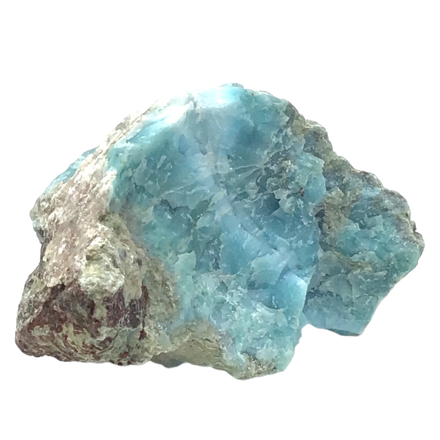 Prächtiger und sehr seltener Larimar Rohstein - Unikat 1454 - 80x50x40mm - 134gr.