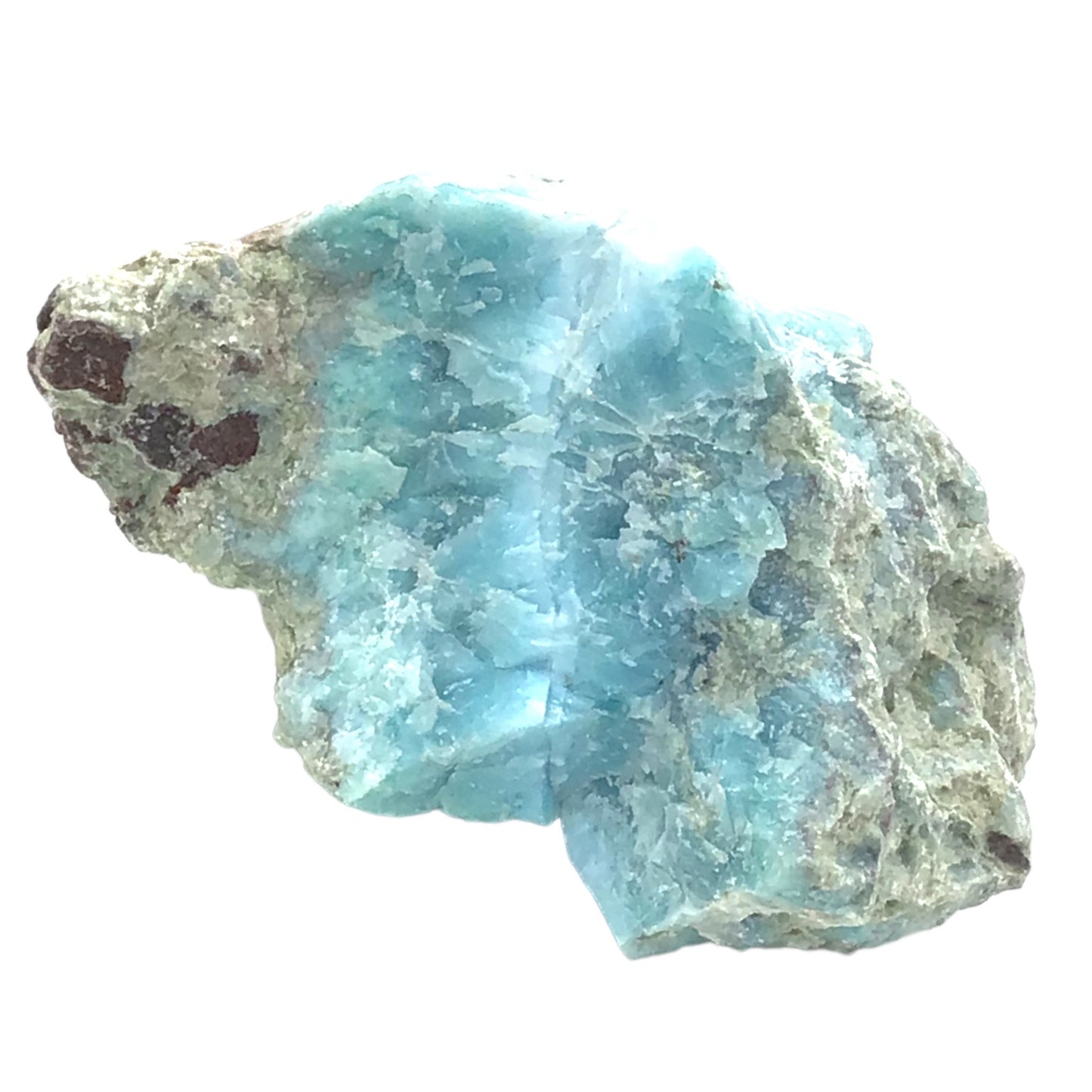 Prächtiger und sehr seltener Larimar Rohstein - Unikat 1454 - 80x50x40mm - 134gr.