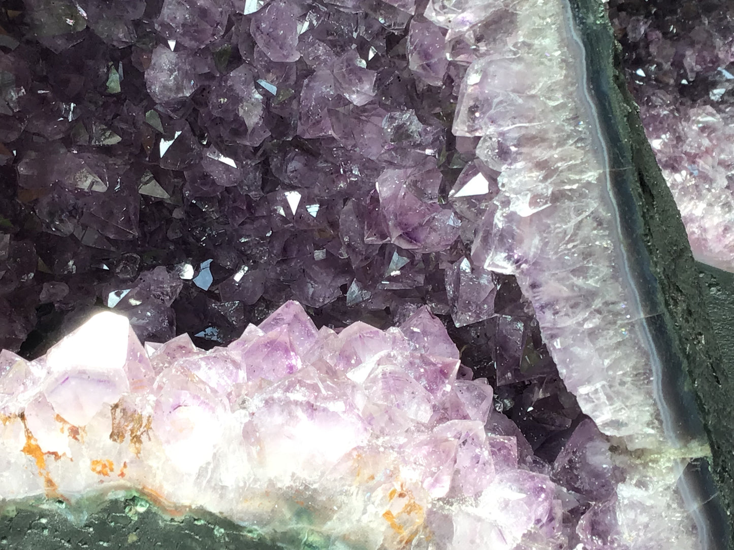 Amethyst Druse mit phantastischen Kristallen I 5,10 KG I 18x12x22cm I Blickfang I Unikat 1471 I Brasilien