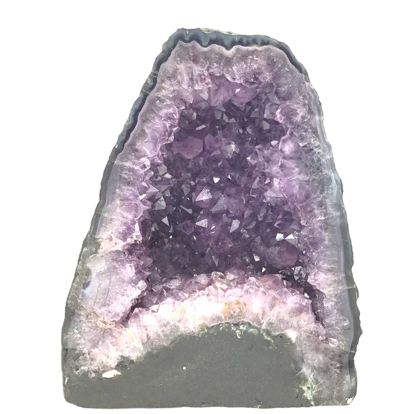 Amethyst Druse mit phantastischen Kristallen I 5,10 KG I 18x12x22cm I Blickfang I Unikat 1471 I Brasilien