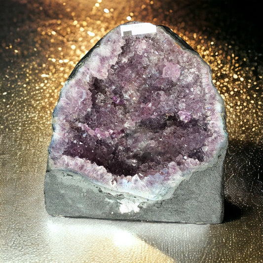 Amethyst Druse mit phantastischen Kristallen I 7,00 KG I 21x11x24cm I Blickfang I Unikat 1472 I Brasilien