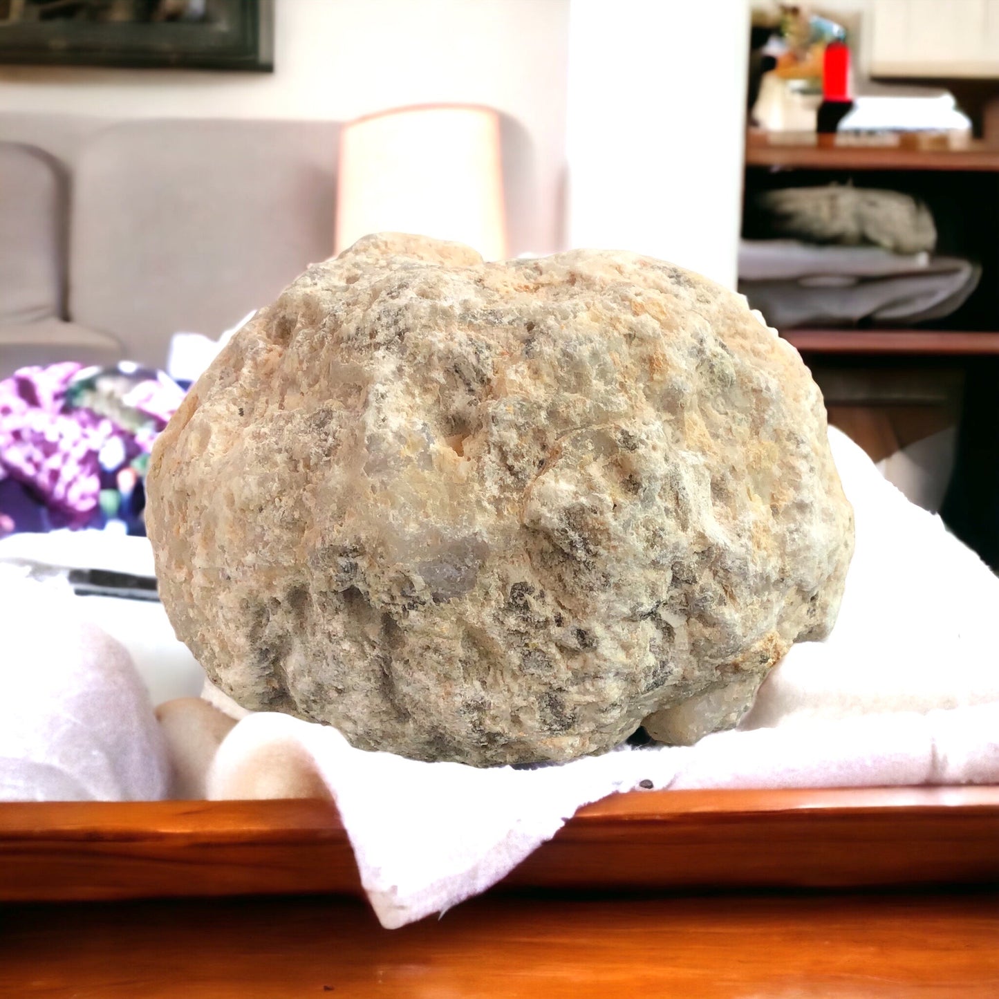 Coconut Geode Mexiko geschlossen zum selber aufbrechen | Glücksgeode | Break your own | 44 Millionen Jahre alt