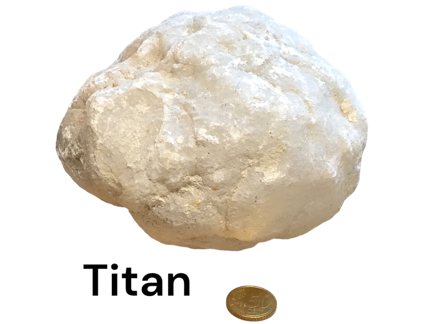 TITAN Kristall Geode geschlossen Partyspass Ø ca. 17 cm Break your own