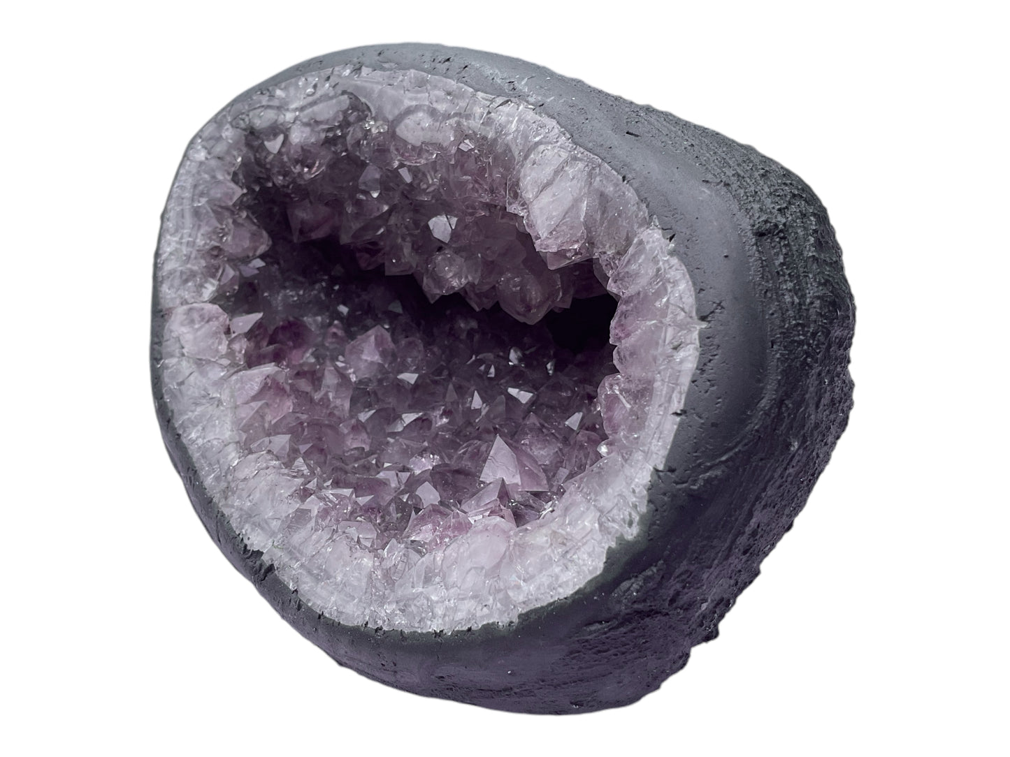 Amethyst Druse Minidruse mit phantastischen Kristallen I 1,25 KG I 12x15x10cm I Blickfang I Unikat 1606 I Brasilien