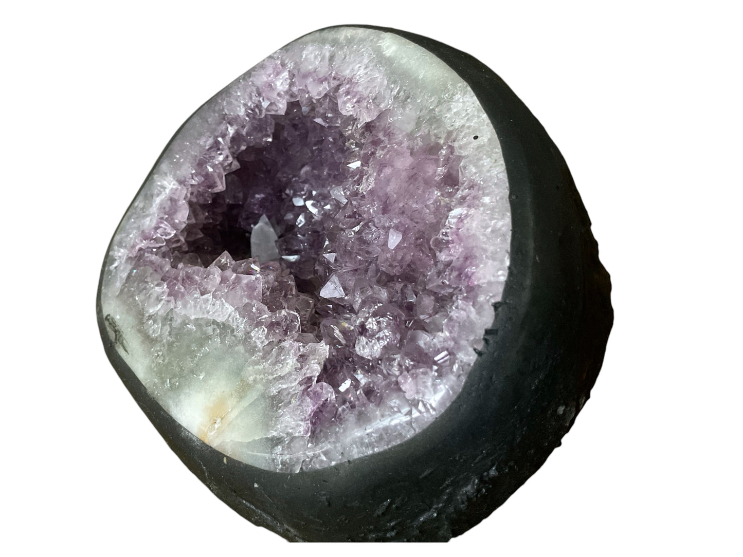 Amethyst Druse Minidruse mit phantastischen Kristallen I 1,15 KG I 10x12x10cm I Blickfang I Unikat 1608 I Brasilien