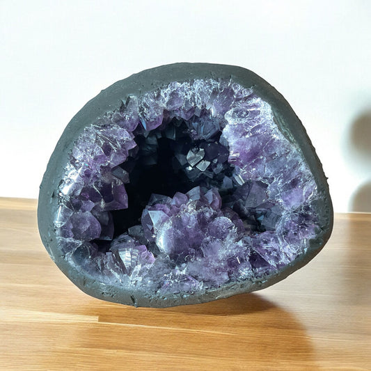 Amethyst Druse Minidruse mit phantastischen Kristallen I 1,45 KG I 11x12x10cm I Blickfang I Unikat 1609 I Brasilien