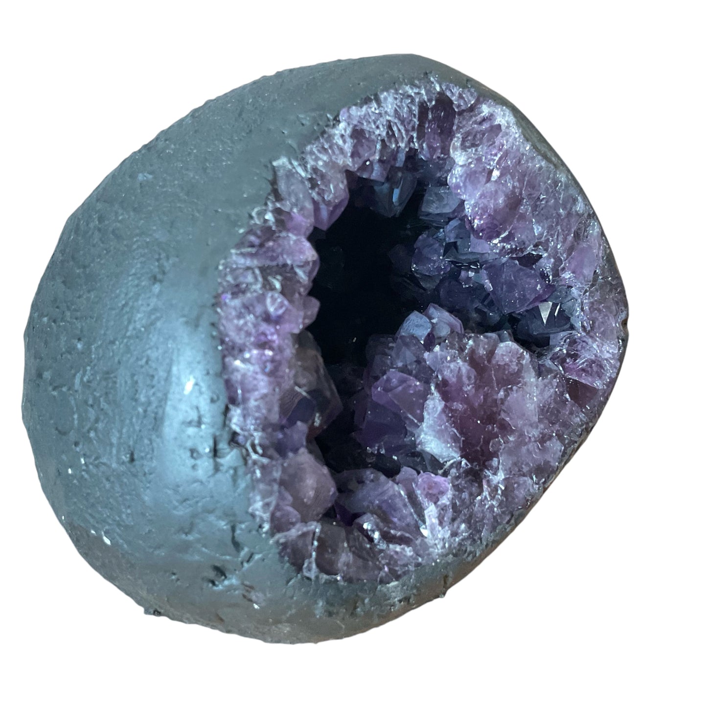 Amethyst Druse Minidruse mit phantastischen Kristallen I 1,45 KG I 11x12x10cm I Blickfang I Unikat 1609 I Brasilien