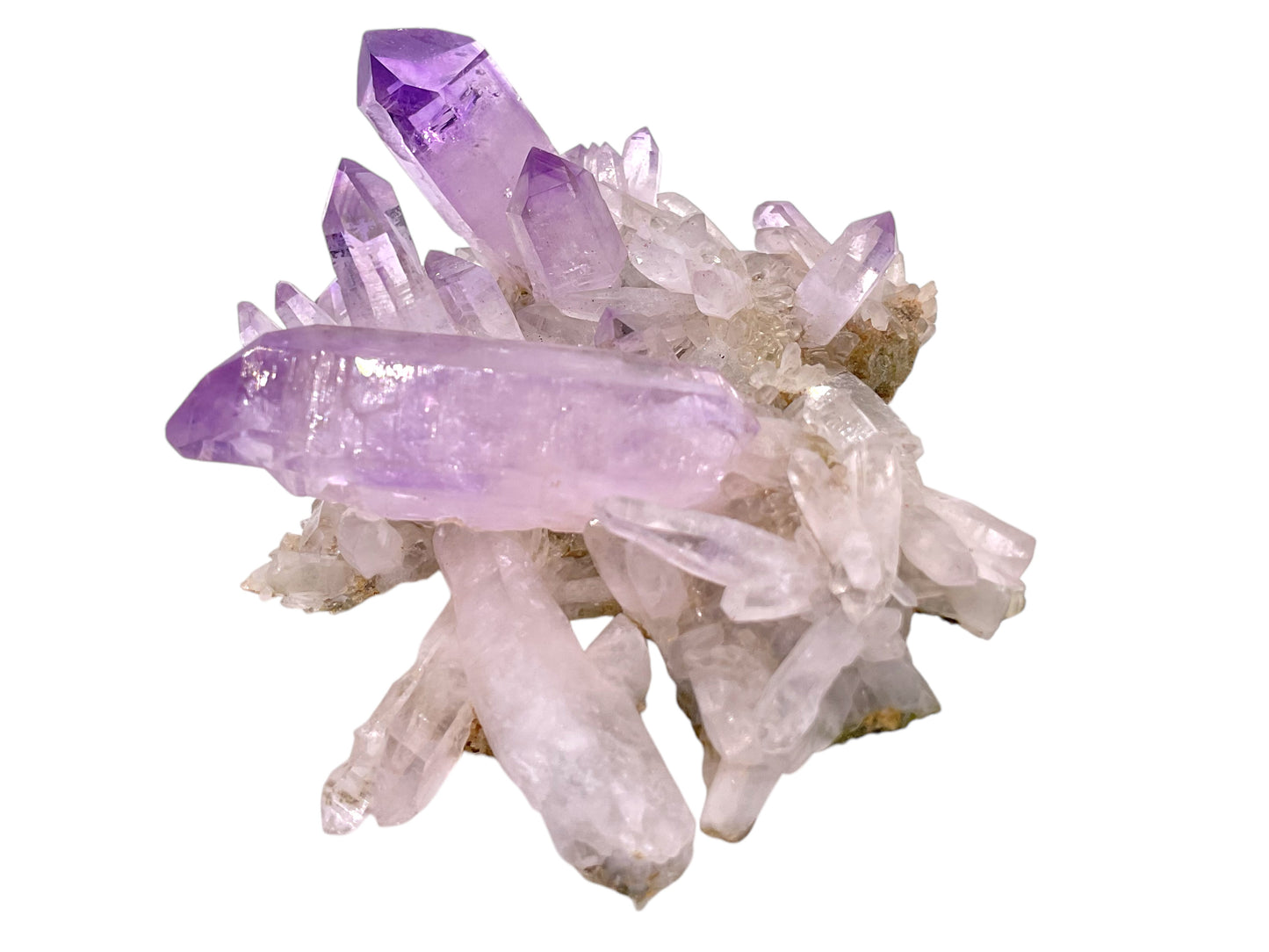 Amethyst Kristall mit phantastischen Spitzen I 83,5gr. I 7,5x7x4cm I Sammlerstück I Unikat S3000 I Marokko