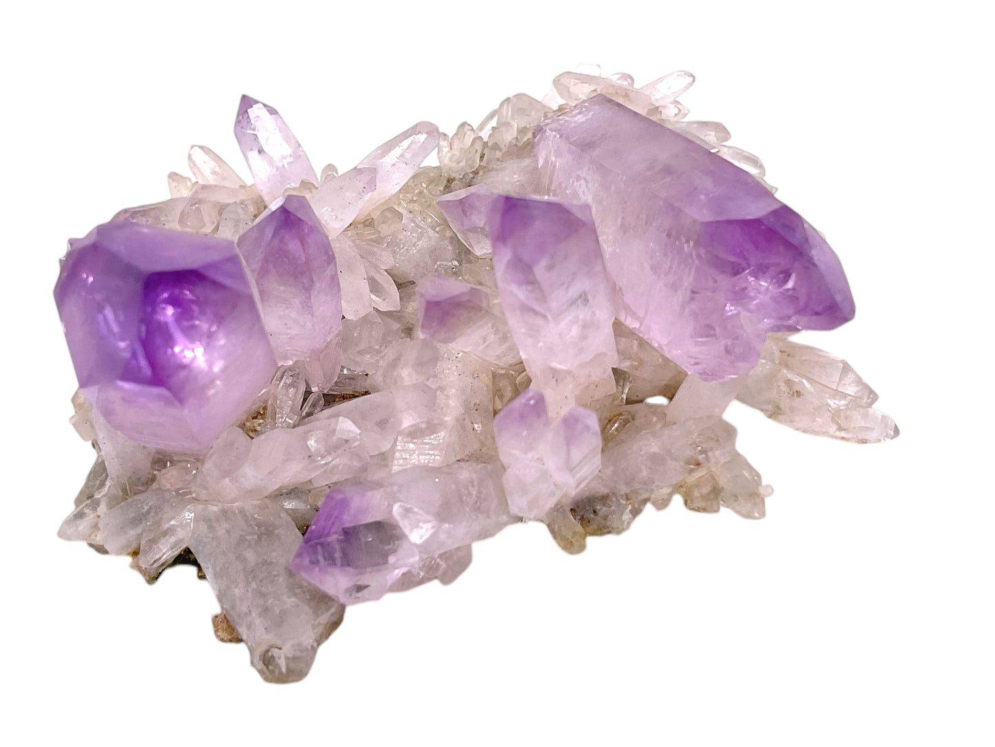 Amethyst Kristall mit phantastischen Spitzen I 83,5gr. I 7,5x7x4cm I Sammlerstück I Unikat S3000 I Marokko