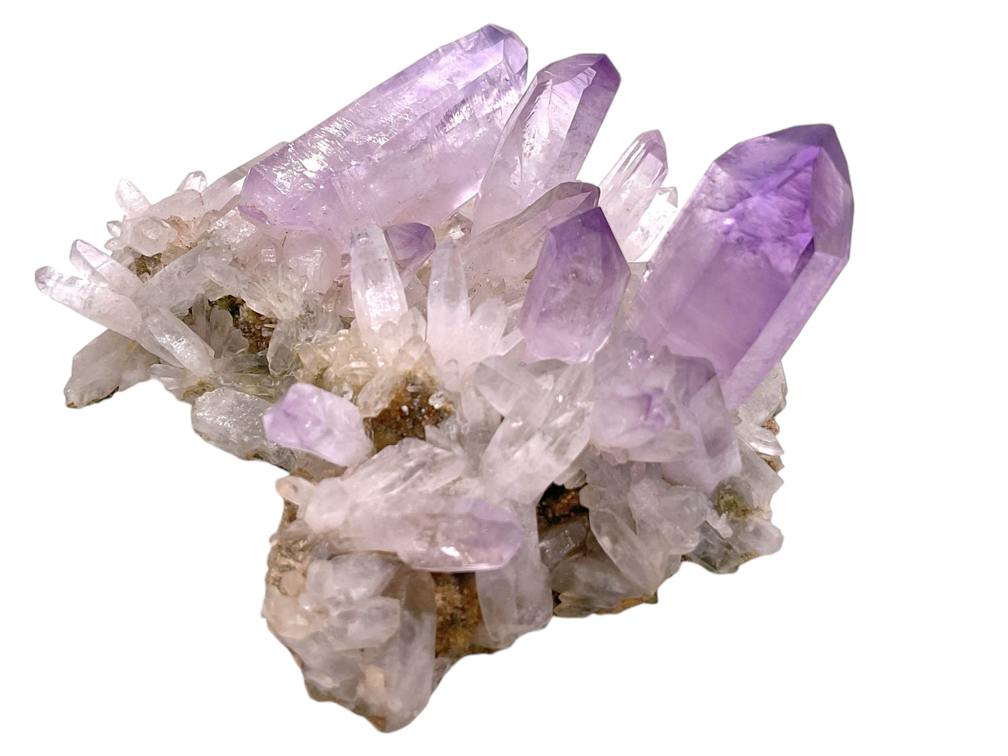 Amethyst Kristall mit phantastischen Spitzen I 83,5gr. I 7,5x7x4cm I Sammlerstück I Unikat S3000 I Marokko