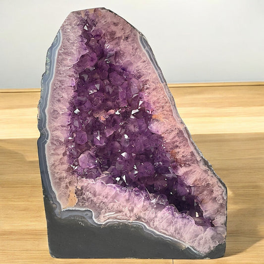 Amethyst Druse I 14,95 KG I 37x27x12 cm I Blickfang I Unikat - Masterpiece 1479 I Brasilien