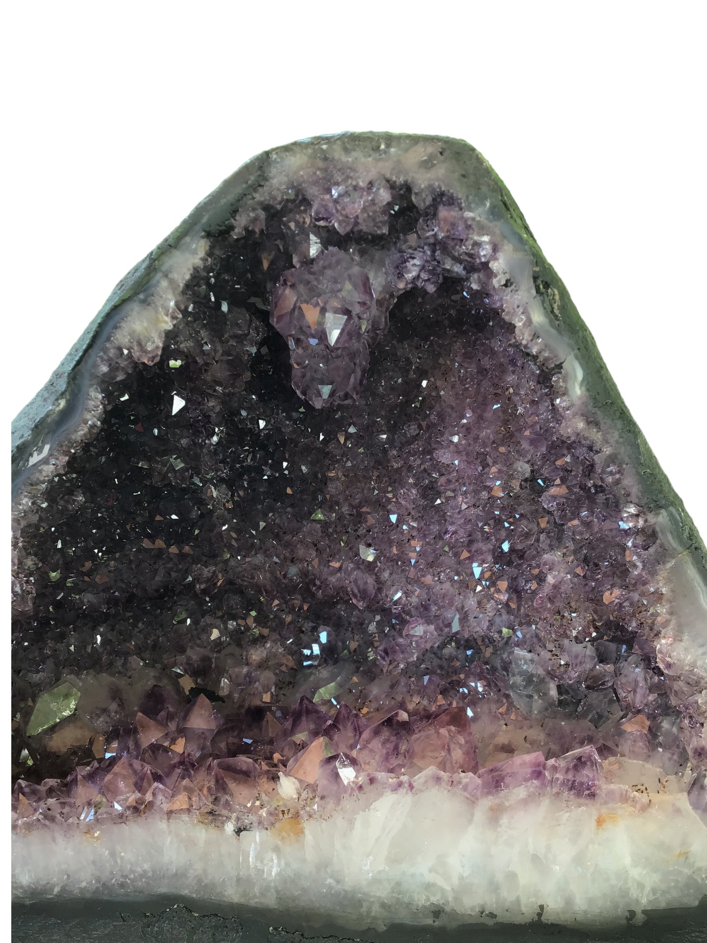 Amethyst Druse mit phantastischen Kristallen I 5,85 KG I 24x14x19 cm I Blickfang I Unikat 1475 I Brasilien