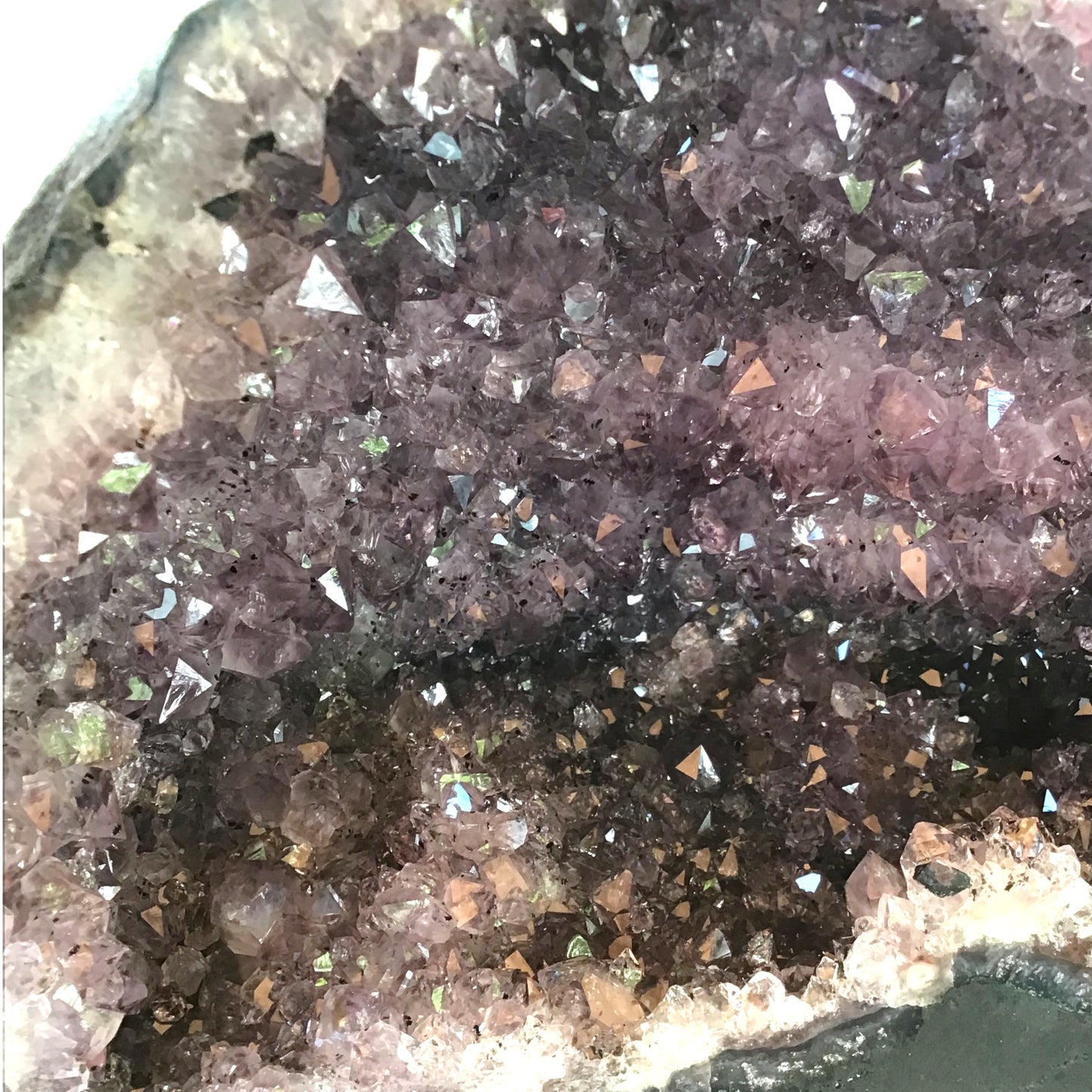 Amethyst Druse mit phantastischen Kristallen I 6,05 KG I 20x13x20cm I Blickfang I Unikat 1481 I Brasilien