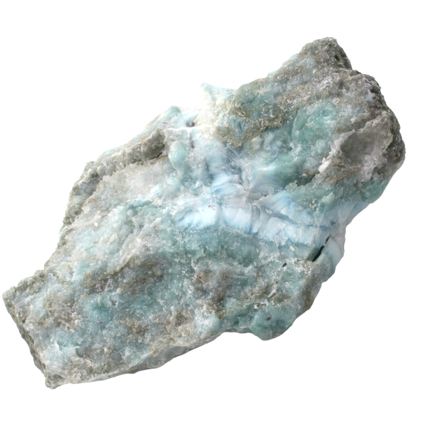 Schöner grosser Larimar Rohstein - Unikat 1423