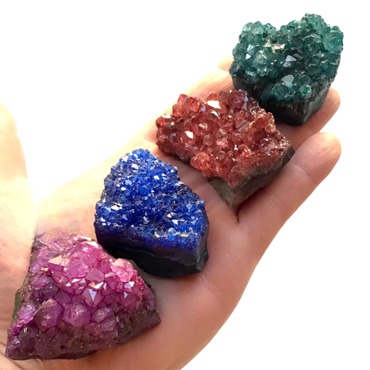 Schöne gefärbte Amethyst Kristallstufe - Cluster - Brasilien - Top Qualität